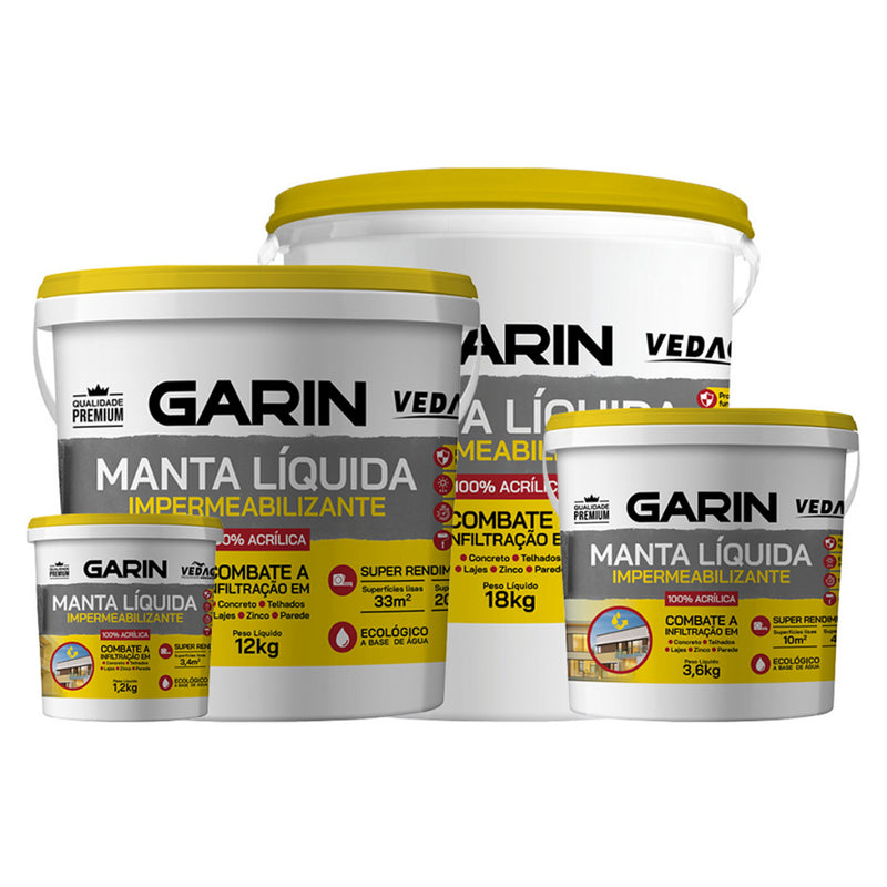 Manta Líquida Emborrachada Impermeabilizante (Compre 1 Leve 2 - BLACK FRIDAY)