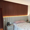 Kit de Painel Ripado Autocolante 3M - Direto da Fábrica