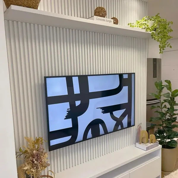 Kit de Painel Ripado Autocolante 3M - Direto da Fábrica